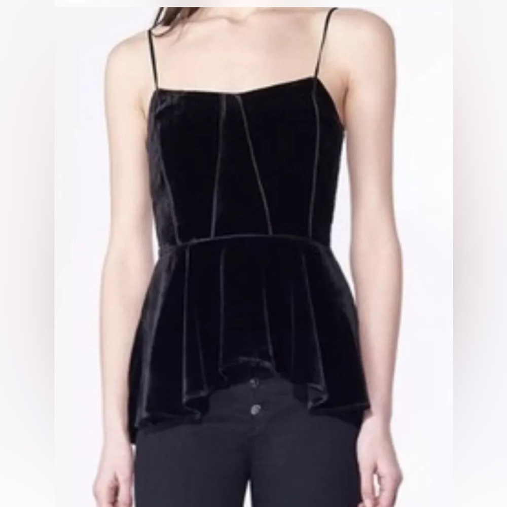 Veronica Beard Sebastian Velvet Top. NWOT size 2